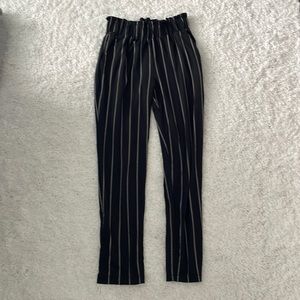 Joe Benbasset Striped Straight leg pants
